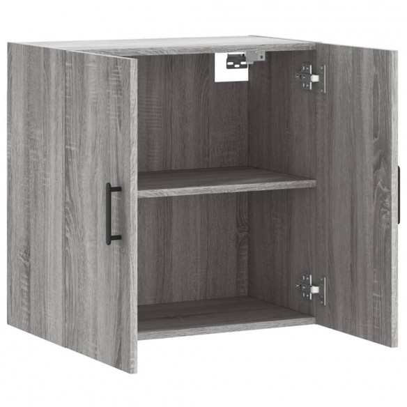 Armoire murale sonoma gris 60x31x60 cm bois d'ingénierie