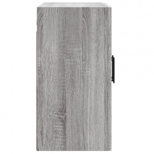 Armoire murale sonoma gris 60x31x60 cm bois d'ingénierie