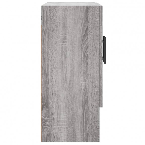 Armoire murale sonoma gris 60x31x70 cm bois d'ingénierie