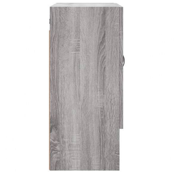 Armoire murale sonoma gris 60x31x70 cm bois d'ingénierie