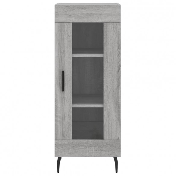 Buffet Sonoma gris 34,5x34x90 cm Bois d'ingénierie