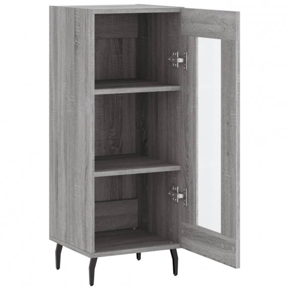 Buffet Sonoma gris 34,5x34x90 cm Bois d'ingénierie