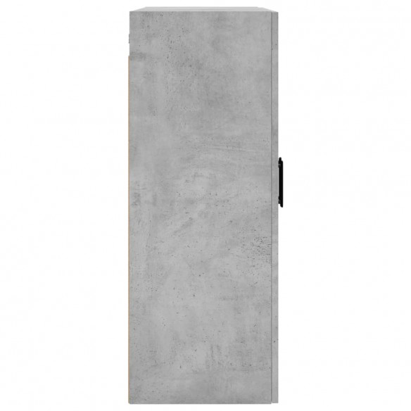 Armoire murale gris béton 69,5x34x90 cm