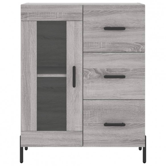 Buffet sonoma gris 69,5x34x90 cm bois d'ingénierie