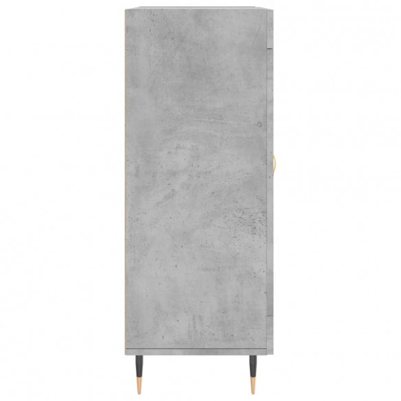 Buffet gris béton 69,5x34x90 cm bois d'ingénierie