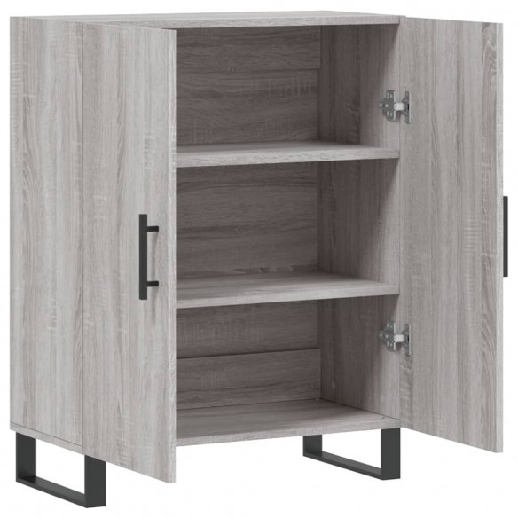 Buffet sonoma gris 69,5x34x90 cm bois d'ingénierie