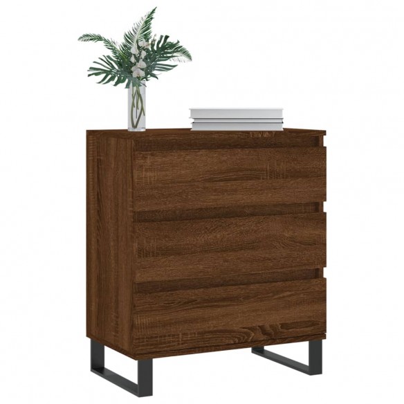 Buffet Chêne marron 60x35x70 cm Bois d'ingénierie