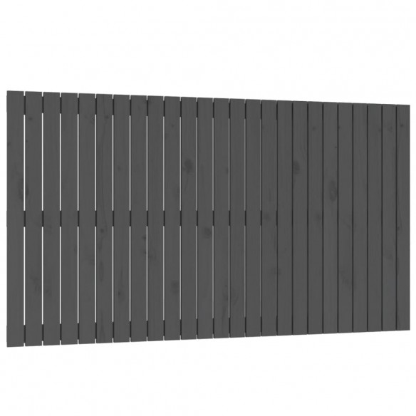 Tête de lit murale Gris 159,5x3x90 cm Bois massif de pin