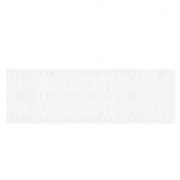 Tête de lit murale Blanc 185x3x60 cm Bois massif de pin