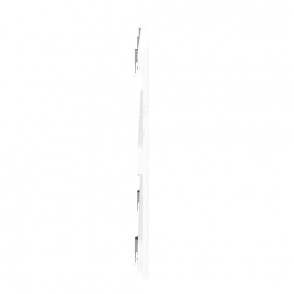 Tête de lit murale Blanc 185x3x60 cm Bois massif de pin