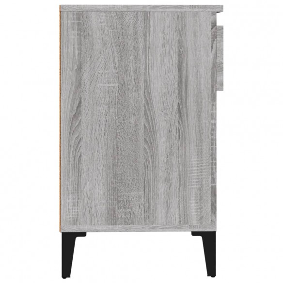 Armoire à chaussures Sonoma gris 102x36x60 cm Bois d'ingénierie