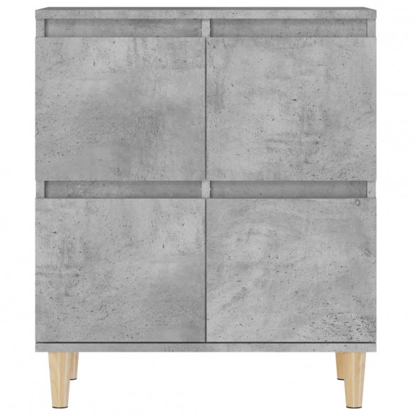 Buffet Gris béton 60x35x70 cm Bois d'ingénierie