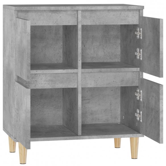 Buffet Gris béton 60x35x70 cm Bois d'ingénierie