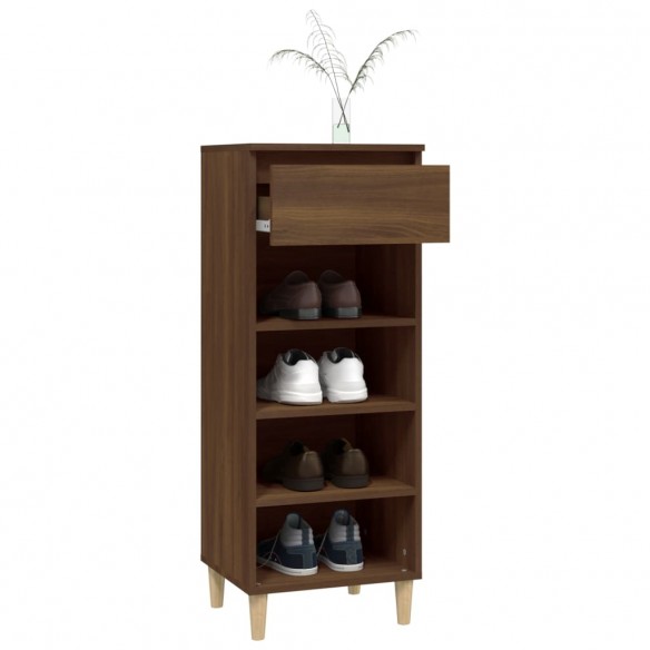 Armoire à chaussures Chêne marron 40x36x105cm Bois d'ingénierie