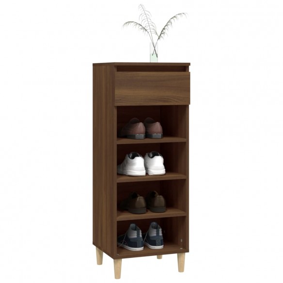 Armoire à chaussures Chêne marron 40x36x105cm Bois d'ingénierie