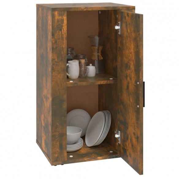 Buffet Chêne fumé 40x33x70 cm Bois d'ingénierie