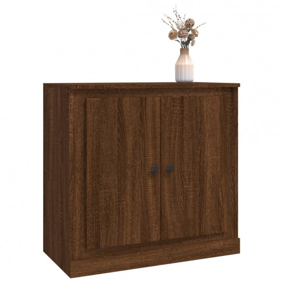 Buffet chêne marron 70x35,5x67,5 cm Bois d'ingénierie