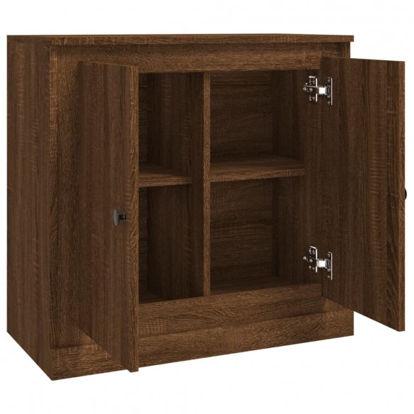 Buffet chêne marron 70x35,5x67,5 cm Bois d'ingénierie