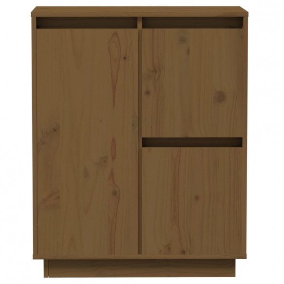 Buffet Marron miel 60x34x75 cm Bois massif de pin