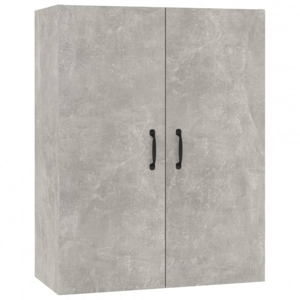 Armoire suspendue Gris béton 69,5x34x90 cm Bois d'ingénierie