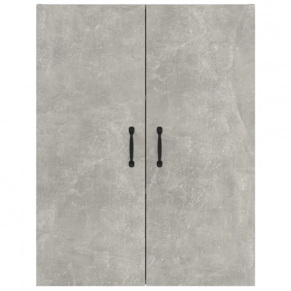 Armoire suspendue Gris béton 69,5x34x90 cm Bois d'ingénierie