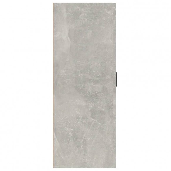 Armoire suspendue Gris béton 69,5x34x90 cm Bois d'ingénierie