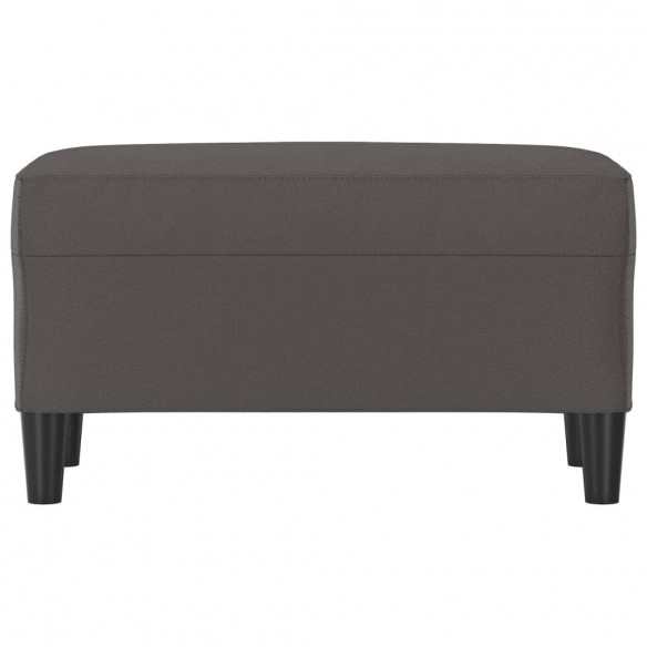 Banc Gris 70x35x41 cm Similicuir