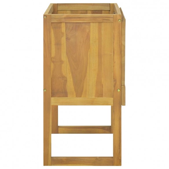 Armoire de salle de bain 90x45x75 cm Bois de teck solide