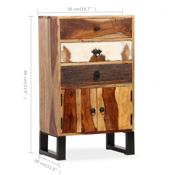 Buffet Bois massif de Sesham 50 x 30 x 86 cm