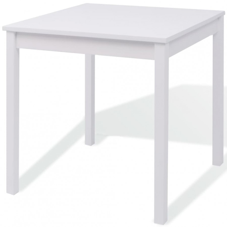 Ensemble de salle à manger 5 pièces Pinède Blanc