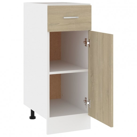 Armoire de plancher tiroir Chêne sonoma 30x46x81,5 cm Aggloméré