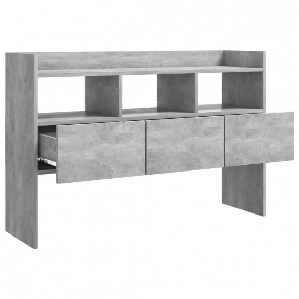 Buffet Gris béton 105x30x70 cm Aggloméré