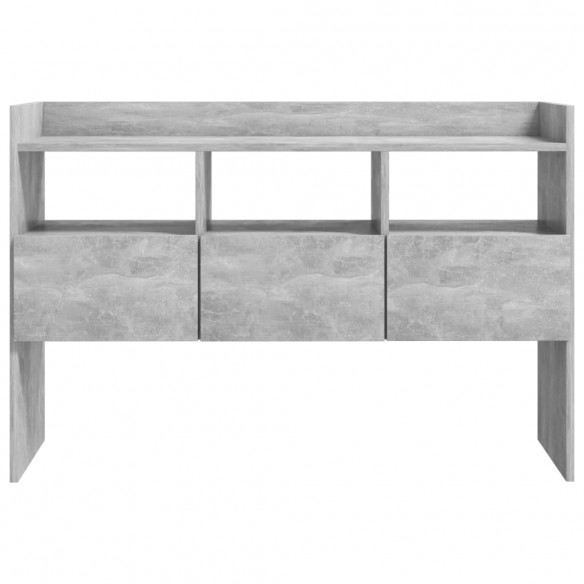 Buffet Gris béton 105x30x70 cm Aggloméré