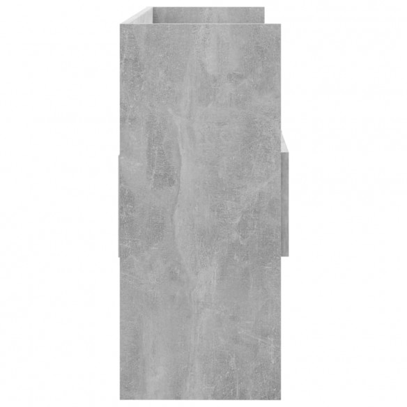 Buffet Gris béton 105x30x70 cm Aggloméré