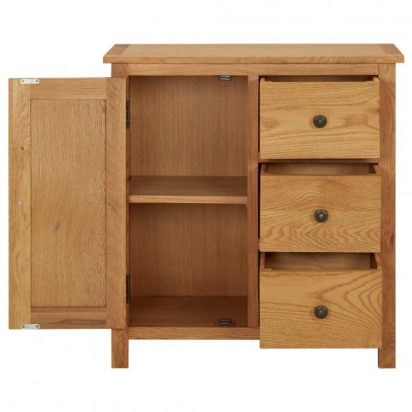 Armoire 70x35x75 cm Bois de chêne massif