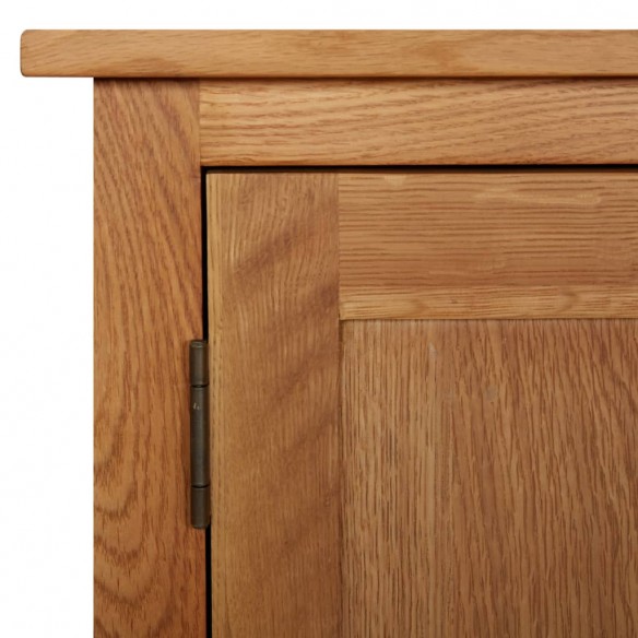 Armoire 70x35x75 cm Bois de chêne massif