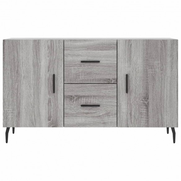 Buffet sonoma gris 100x36x60 cm bois d'ingénierie