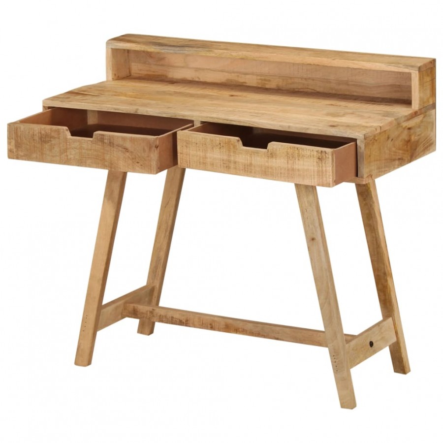 Bureau 100x45x90 cm Bois de manguier brut solide