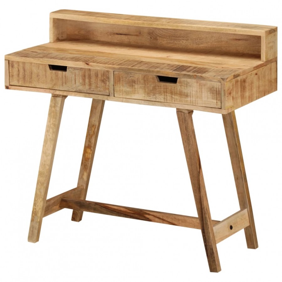 Bureau 100x45x90 cm Bois de manguier brut solide
