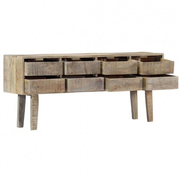 Buffet 140 x 30 x 60 cm Bois de manguier massif