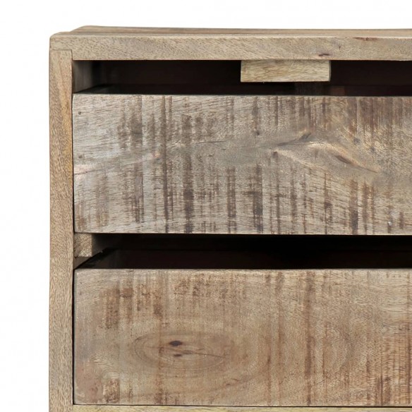 Buffet 140 x 30 x 60 cm Bois de manguier massif