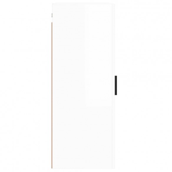 Armoire murale blanc brillant 34,5x34x90 cm