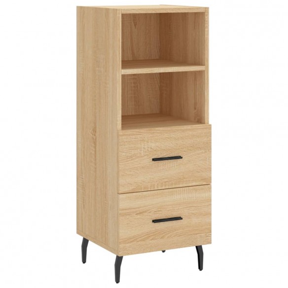 Buffet haut Chêne sonoma 34,5x34x180 cm Bois d'ingénierie