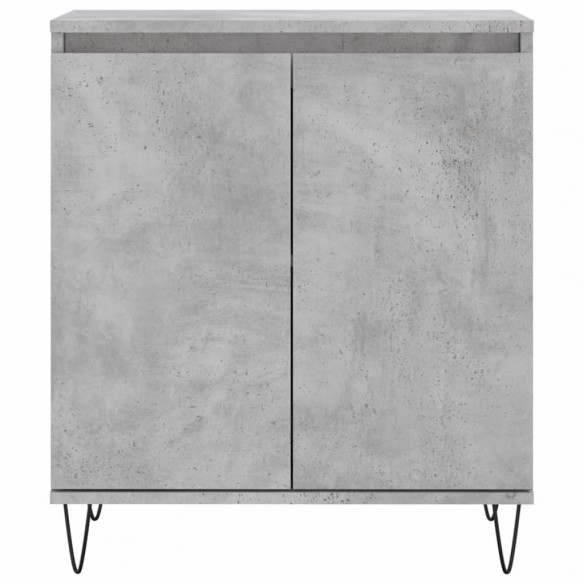 Buffet Gris béton 60x35x70 cm Bois d'ingénierie