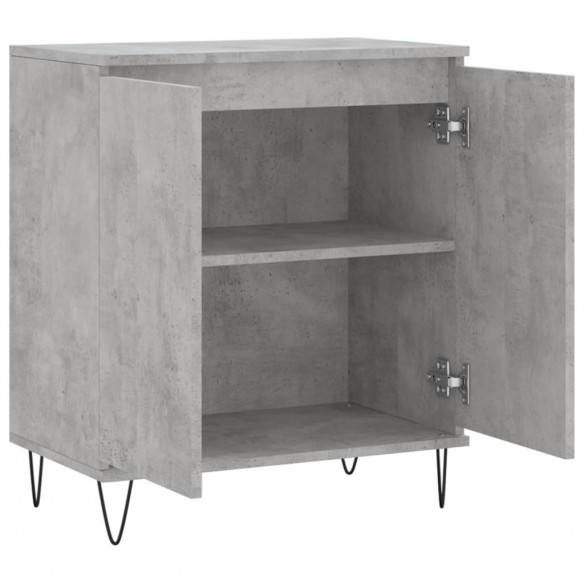 Buffet Gris béton 60x35x70 cm Bois d'ingénierie