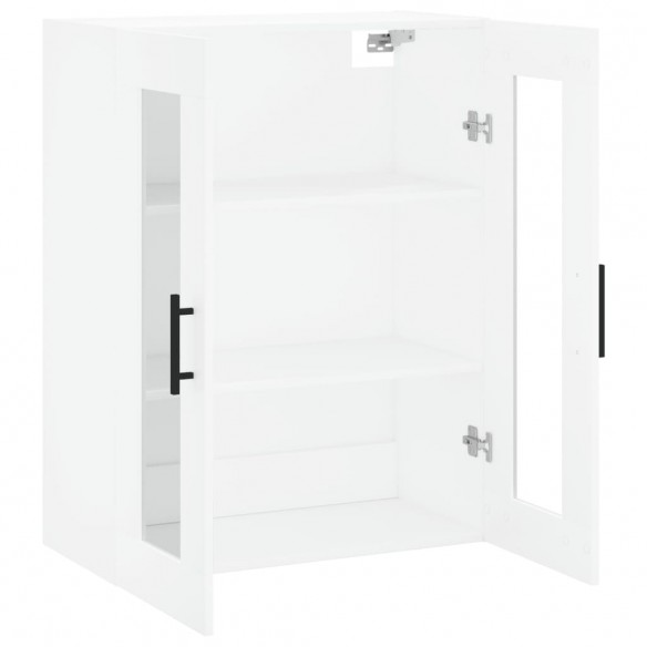 Armoire murale blanc 69,5x34x90 cm