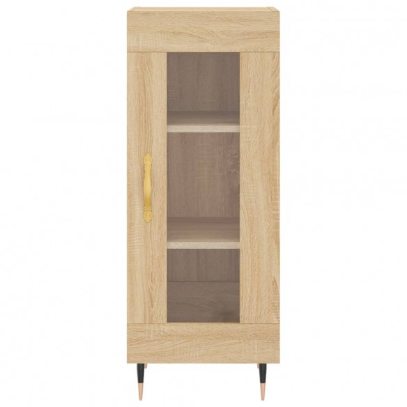 Buffet haut Chêne sonoma 34,5x34x180 cm Bois d'ingénierie