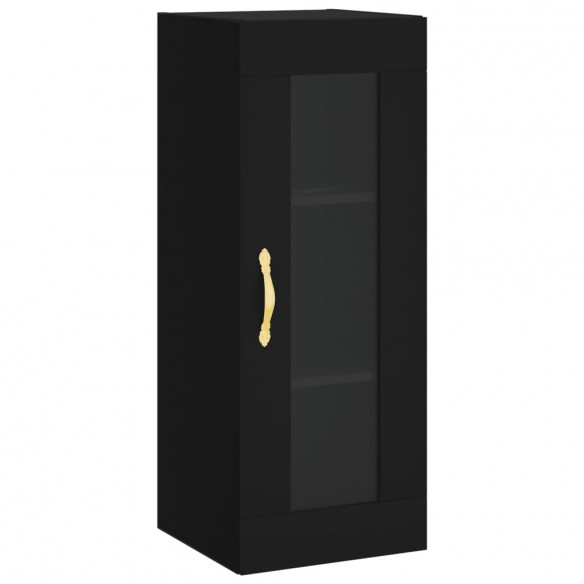 Armoire murale noir 34,5x34x90 cm