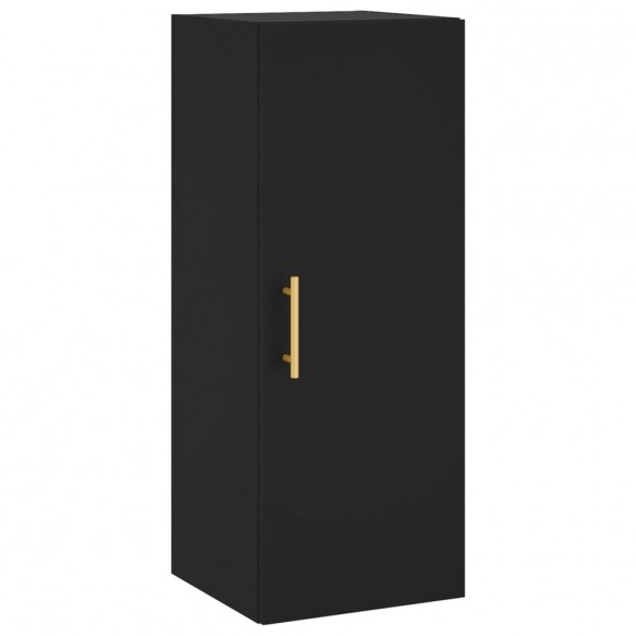 Armoire murale noir 34,5x34x90 cm