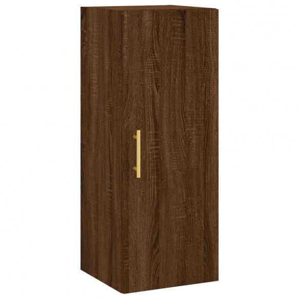 Armoire murale chêne marron 34,5x34x90 cm